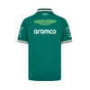 Aston Martin galléros póló - Team Line