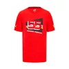 Ferrari póló - Sainz 55 Graphic piros