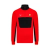 Ferrari pulóver - Scudetto Quarter Zip piros