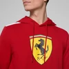 Ferrari pulóver - Scudetto Hoodie Doucolor piros