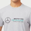 Mercedes AMG Petronas póló - Large Team Logo szürke
