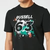 Mercedes AMG Petronas póló - Russell Graffiti fekete