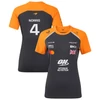 McLaren női póló - Team Norris sötétszürke
