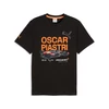 McLaren póló - Oscar Piastri Fan fekete
