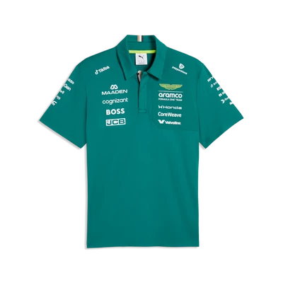 Aston Martin galléros póló - Team