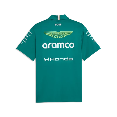 Aston Martin galléros póló - Team