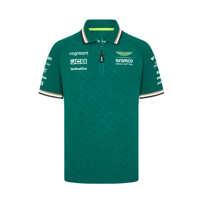 Aston Martin galléros póló - Team Line