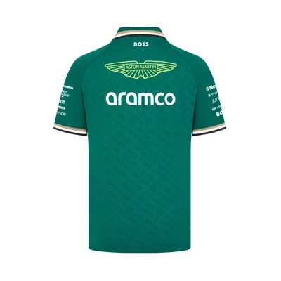 Aston Martin galléros póló - Team Line