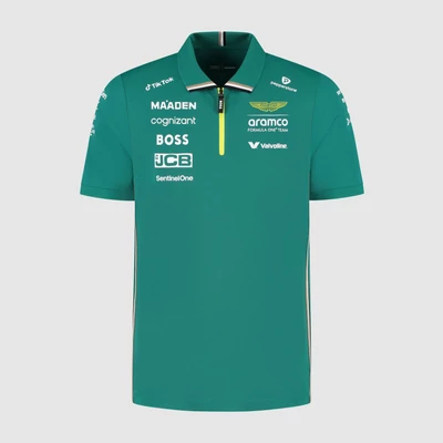Aston Martin galléros póló - Team