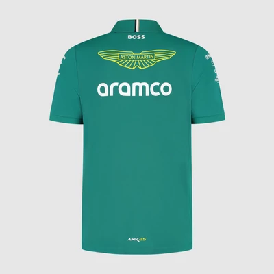 Aston Martin galléros póló - Team