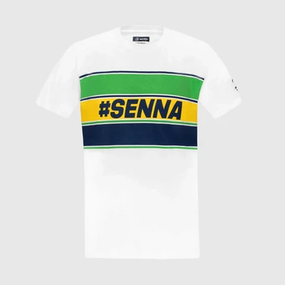 Senna póló - Senna 12 fehér
