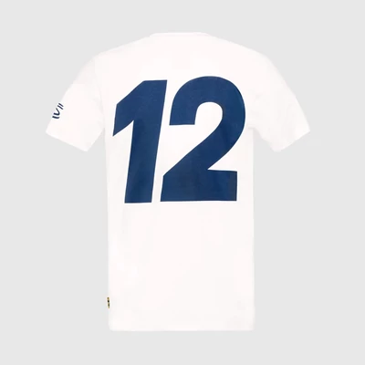 Senna póló - Senna 12 fehér