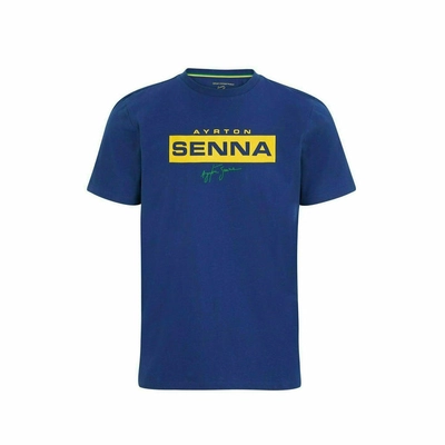 Senna póló - Ayrton Senna kék