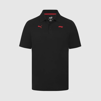 Forma 1 galléros póló - F1 Logo fekete