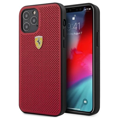 Ferrari keménytok - Perforated piros