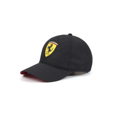 Ferrari sapka - Scudetto Quilt Stich fekete