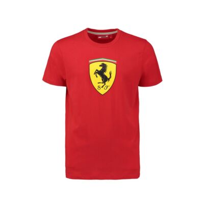 Ferrari póló - Classic Large Scudetto, piros