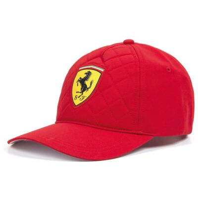 Ferrari sapka - Scudetto Quilt Stich piros