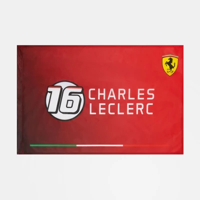 Ferrari zászló - Charles Leclerc