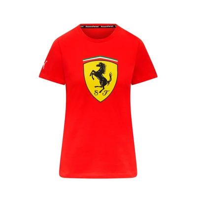 Ferrari női póló - Large Scudetto piros