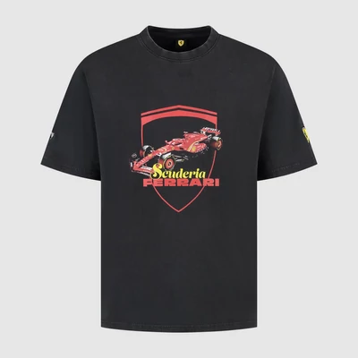 Ferrari póló - F1 Car fekete