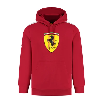 Ferrari pulóver - Scudetto Hoodie Doucolor piros