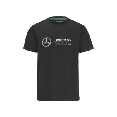 Mercedes AMG Petronas gyerek póló - Large Team Logo fekete