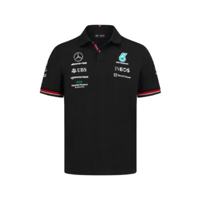 Mercedes AMG Petronas galléros póló - Team Black