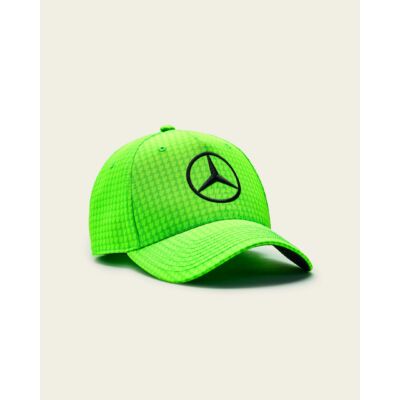Mercedes AMG Petronas sapka - Driver Hamilton neon zöld