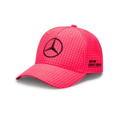 Mercedes AMG Petronas sapka - Driver Hamilton neon pink