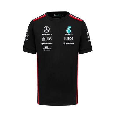 Mercedes AMG Petronas gyerek póló - Team Line Black