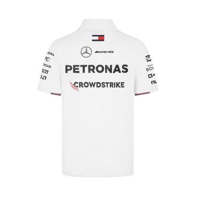Mercedes AMG Petronas galléros póló - Team Line White