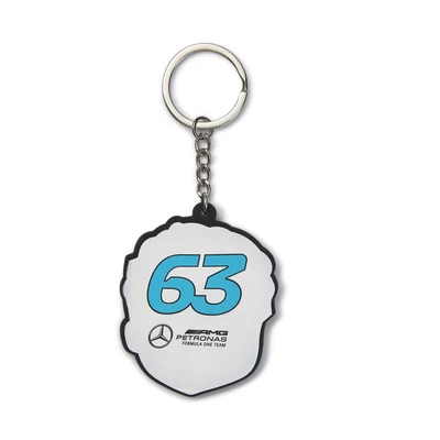 Mercedes AMG Petronas kulcstartó - Russell Comic