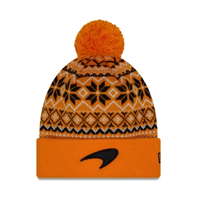 McLaren téli sapka - Snowflake narancssárga