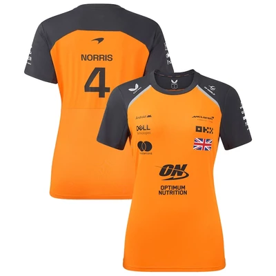 McLaren női póló - Team Norris narancssárga