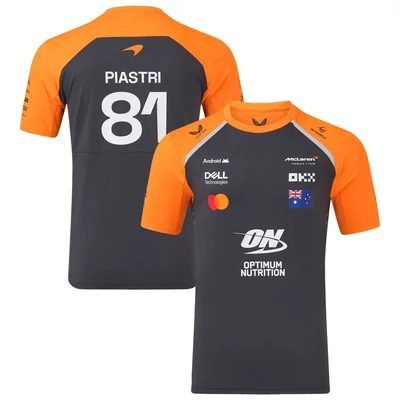 McLaren póló - Team Piastri sötétszürke