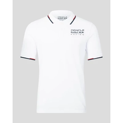Red Bull Racing galléros póló - Team Logo fehér
