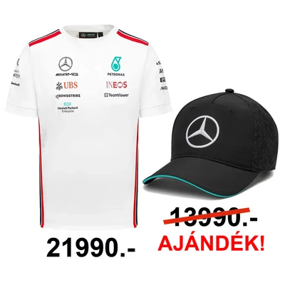Mercedes szurkolói csomag - Team Line White gyerek