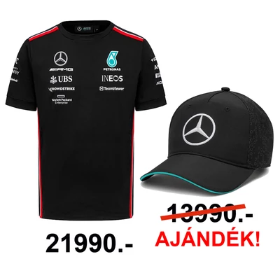 Mercedes szurkolói csomag - Team Line Black gyerek