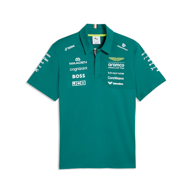 Aston Martin galléros póló - Team