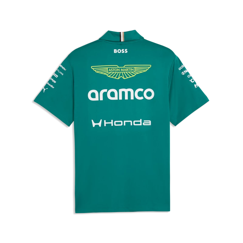 Aston Martin galléros póló - Team
