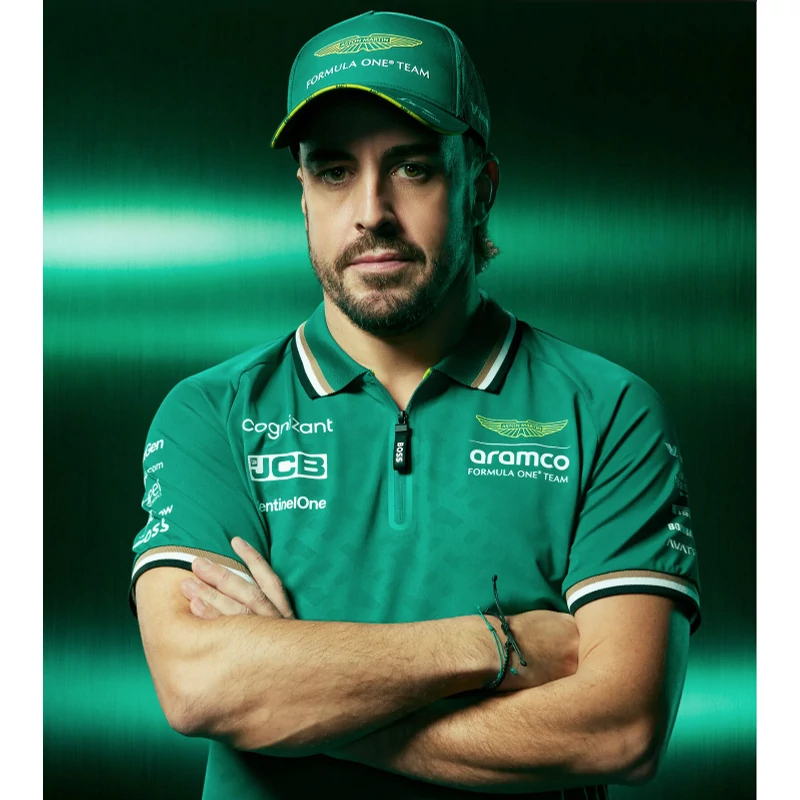 Aston Martin sapka - Driver Fernando Alonso zöld