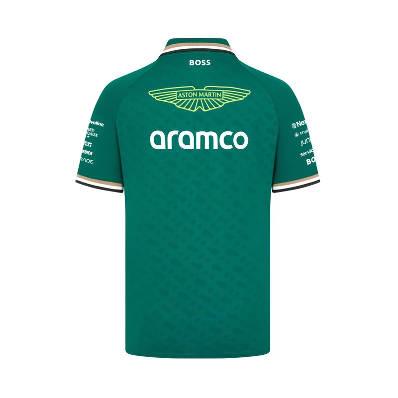 Aston Martin galléros póló - Team Line