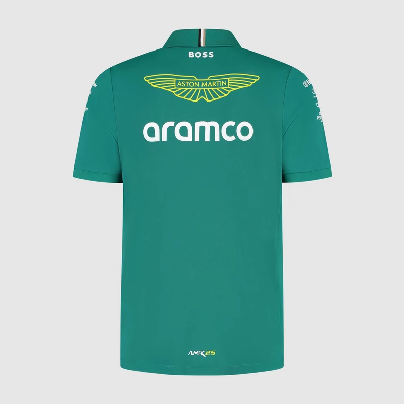 Aston Martin galléros póló - Team