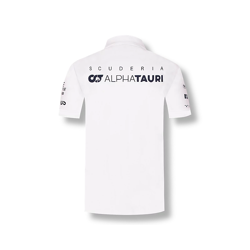 AlphaTauri galléros póló - Team Line kék