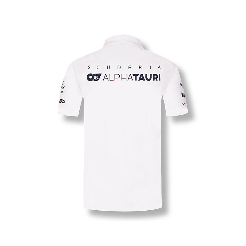 AlphaTauri galléros póló - Team Line kék