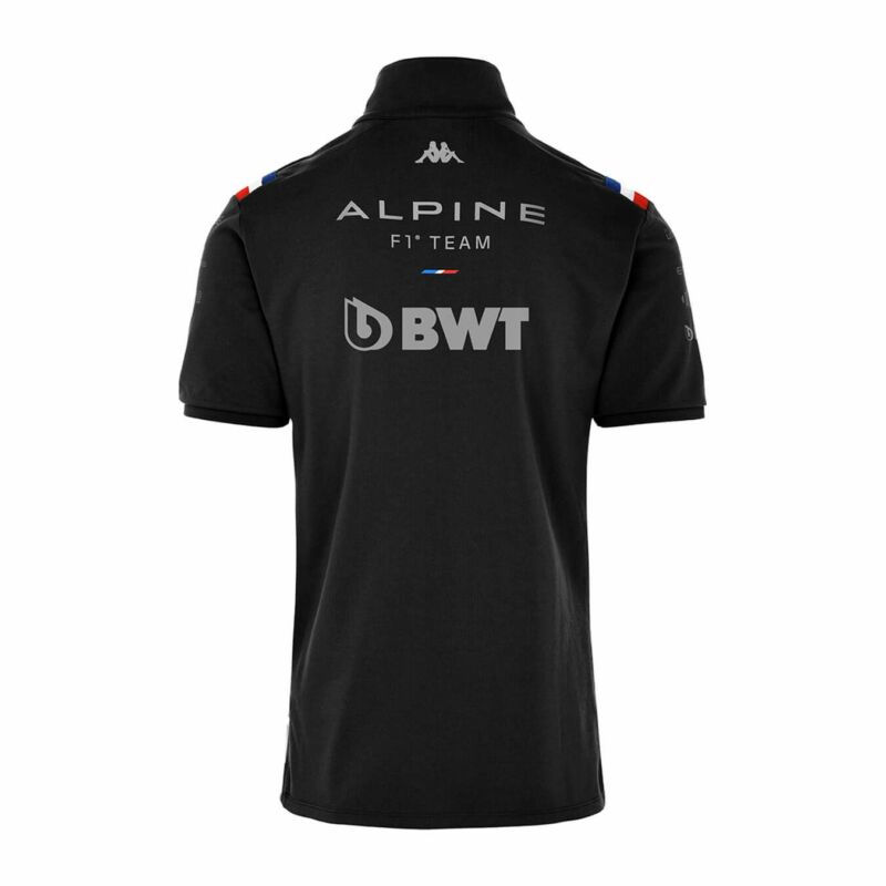 Alpine galléros póló - Team Black