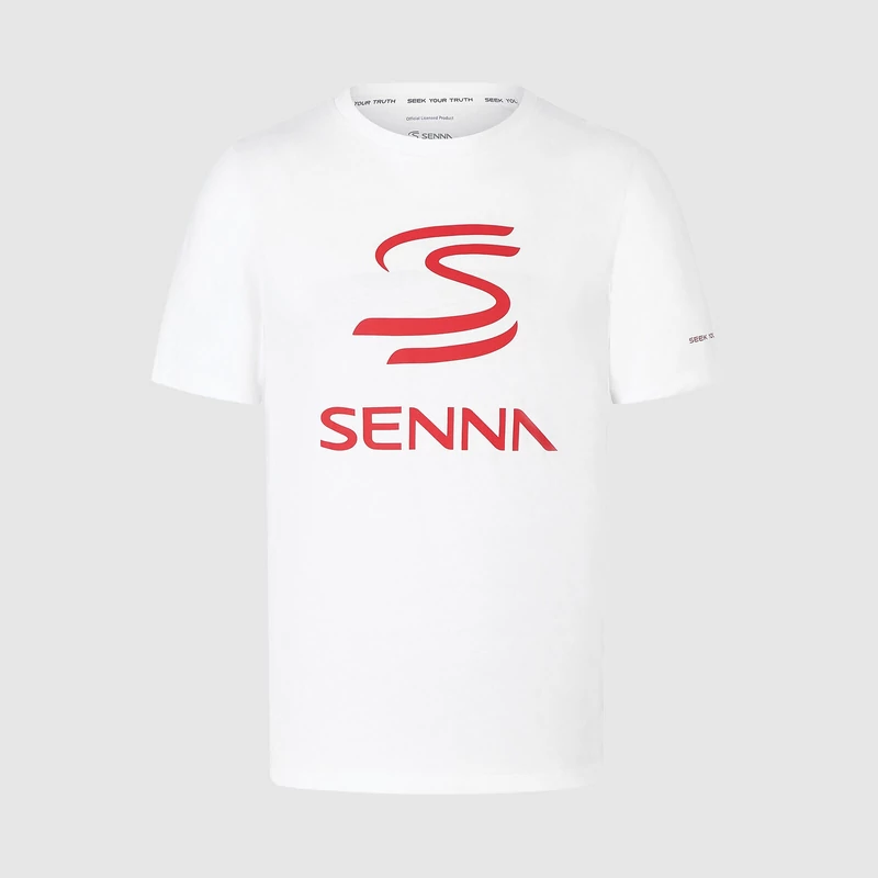 Senna póló - Senna Logo fehér