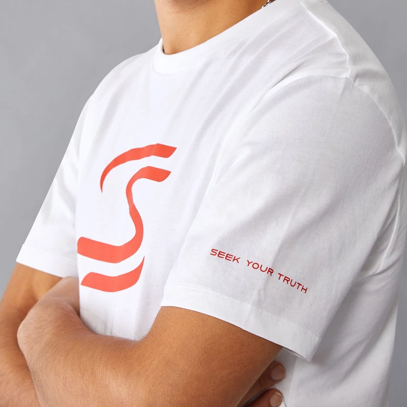 Senna póló - Senna Logo fehér