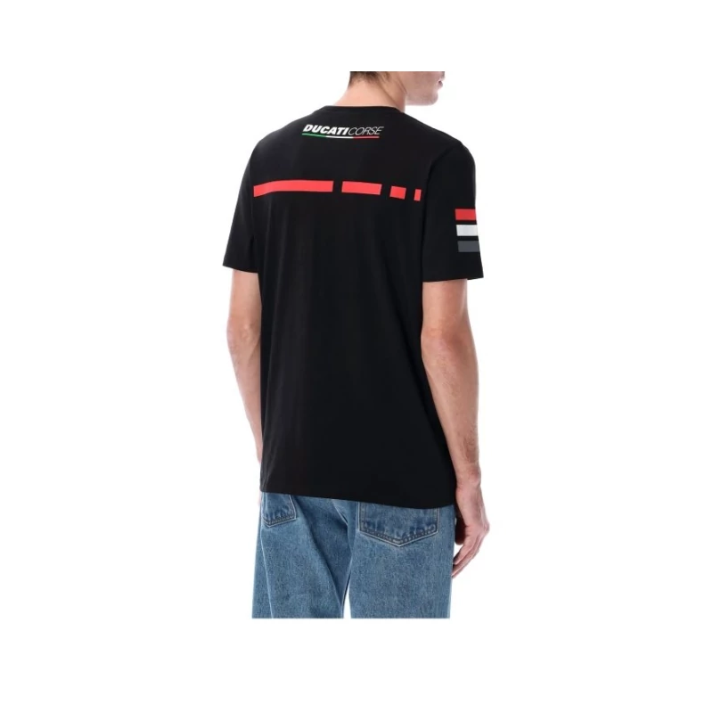 Ducati póló - Large Badge Stripes